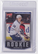 2007-08 UPPER DECK VICTORY ROOKIE INSERT ANTON STRALMAN #297 TORONTO MAPLE LEAFS