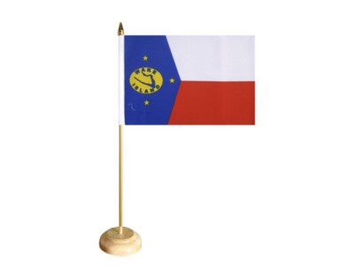Tischflagge Wake Island Atoll Tischfahne 15x22cm