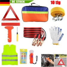 Erste Hilfe Set KFZ Verbandstasche Verbandskasten Warnweste Warndreieck 10tlg