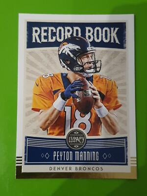 2020 Panini Legacy Record Book RB-PM1 Peyton Manning Denver Broncos