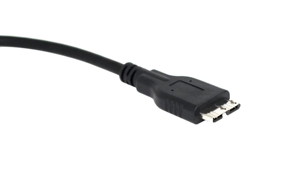 Micro USB 3.0 OTG Cable Adapter for Samsung Galaxy S5 Note 3 Note Pro 12.2 Black - Image 2 of 3