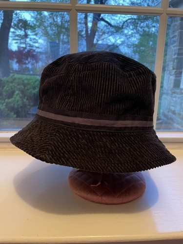 Goorin Bros Cordoroy Black Bucket hat 