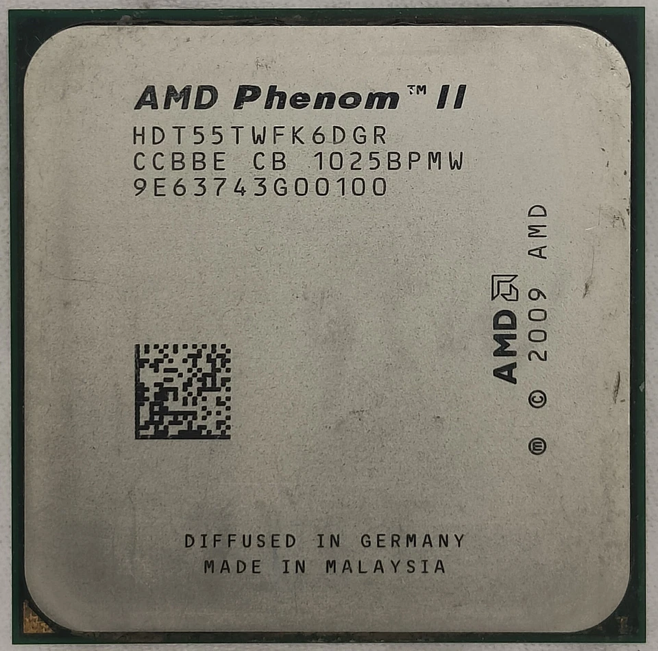 AMD Phenom II X6 1045T X6 1055T X6 1065T X6 1075T X6 1090T Socket AM3 CPU - Image 3 of 4