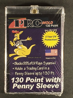 90x Pro Mold MH130S 1st Gen w/ Sleeve 130pt Magnetic Card Holder One Touch