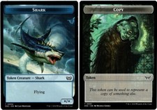 1x MTG - Shark \ Copy Token #04/01 - CMR: Duskmourn: House of Horror