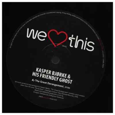 Kasper Bjørke & His Friendly Ghost The Great Derangement Vinyl Single 12inch
