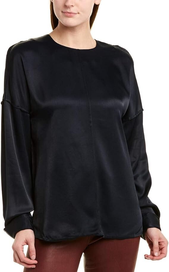 Equipment Femme Briela Silk Shirt Blouse M Long Sleeve