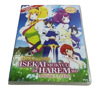 DVD Anime Isekai Meikyuu De Harem Wo(1-12End) English Sub & All Region UNCUT