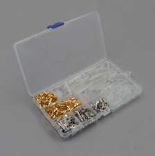 400pcs/box 4mm Male Female Wire Bullet Crimp Connectors Terminal With Sheath