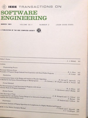 IEEE Software Engineering FAA Magazine Software Errors March 1981 051218nonrh
