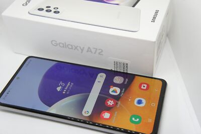           Samsung Galaxy A72  SM-A725f Weiss ''Rechnung'' WIE NEU ''