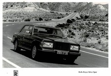 ROLLS-ROYCE SILVER SPUR PUBLICITY B/W PHOTOGRAPH