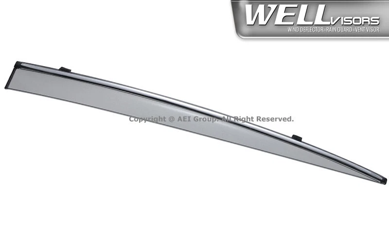 Viseras WELL para Buick LaCrosse 10-16 clip lateral en viseras de ventana cromadas Foto 2 de 4