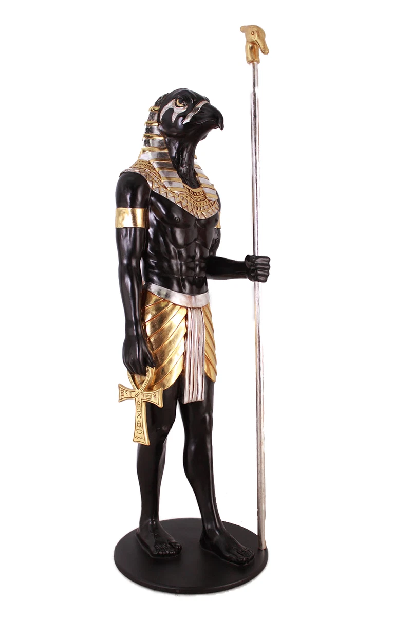 Design Toscano The Egyptian Grand Ruler Collection: Life-Size Horus Statue NE234672