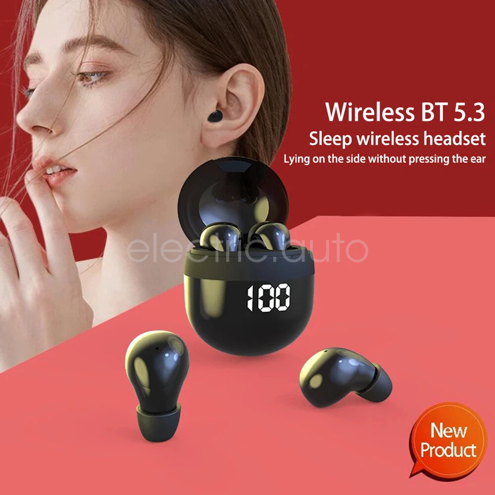 US Invisible Sleep Earbuds TWS Wireless Bluetooth Headset Waterproof Earphones_voghion.com