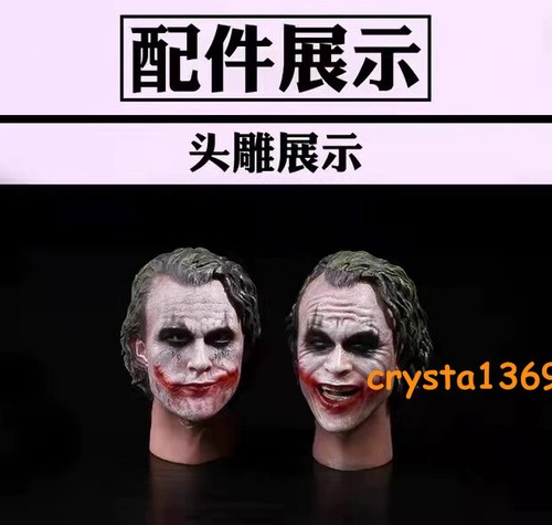 US SHIP! The Dark Knight Joker Action Figure Doll 1/6 Model Statue Ornament Toy - Picture 10 of 14