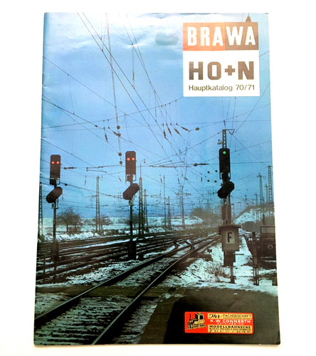 Catálogo de trenes modelo BRAWA 19670-1971 HO N calibre trolebuses teleféricos luces | Zustand: Good