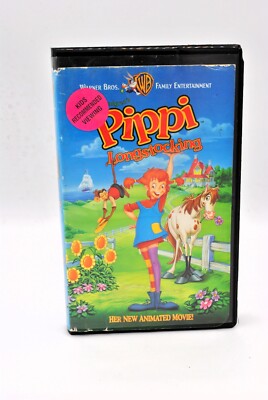 PIPPI LONGSTOCKING ANIMATED MOVIE ON VHS