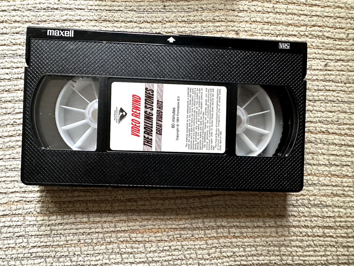Rolling Stones - Video Rewind VHS EX / VG+ | eBay