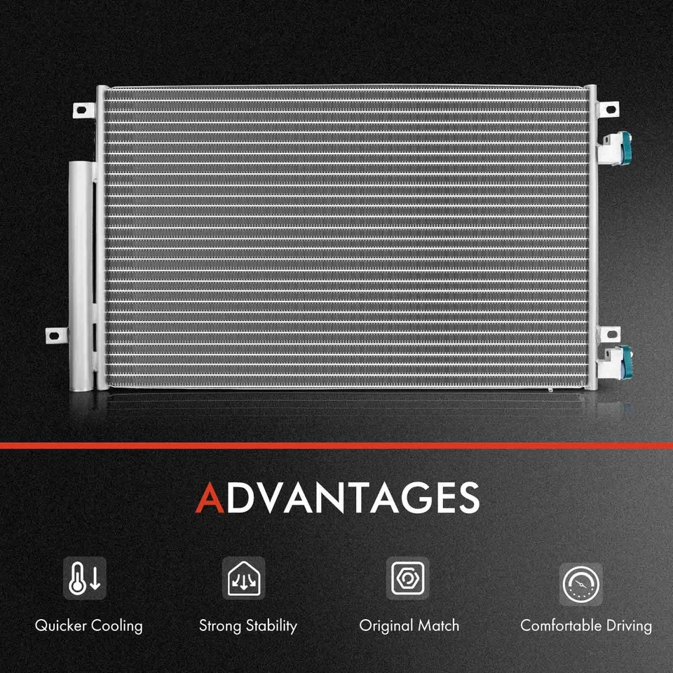 Радиатор и кондиционер конденсатор и вентилятор охлаждения в сборе для Chevrolet Spark 2016-2020 - Изображение 3 из 4