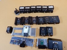 Lot of Various Vintage Audio & Other Amplifiers on Heat Sinks QM10HB-2H 2SC4237+