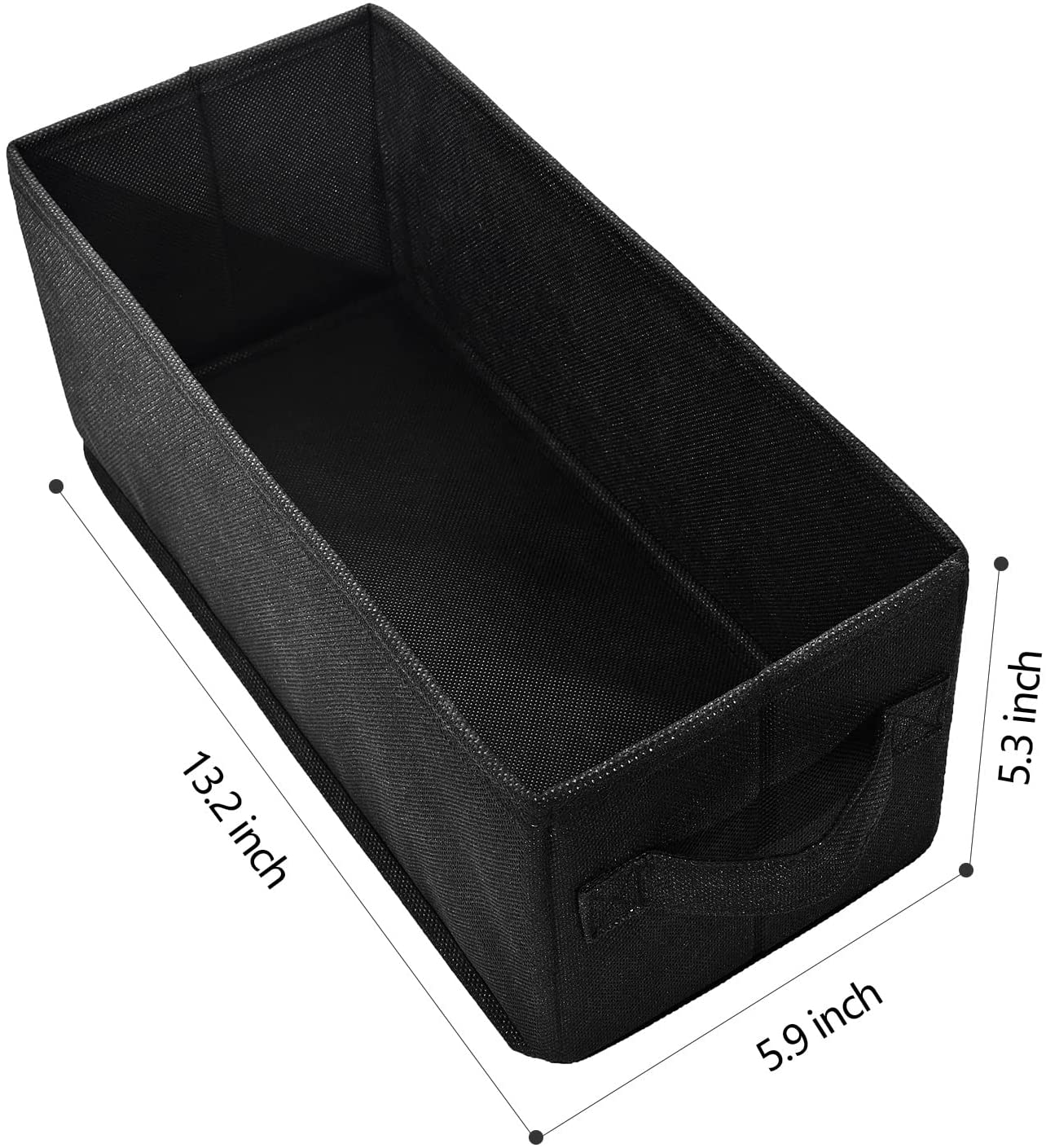 2 Pack Cd Storage Box 13.2"x5.9" X 5.3" Container Holds 30 Cds Jewel Cases Black eBay