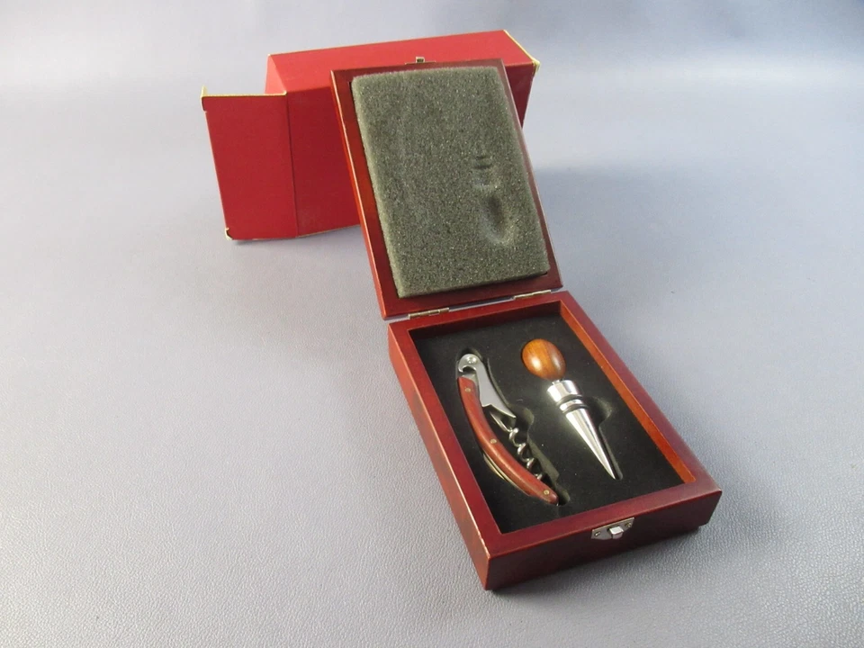 Brandani Bottle Opener Corkscrew and Chrome Steel Cap Vintage Late 20th Century - Image 3 of 4