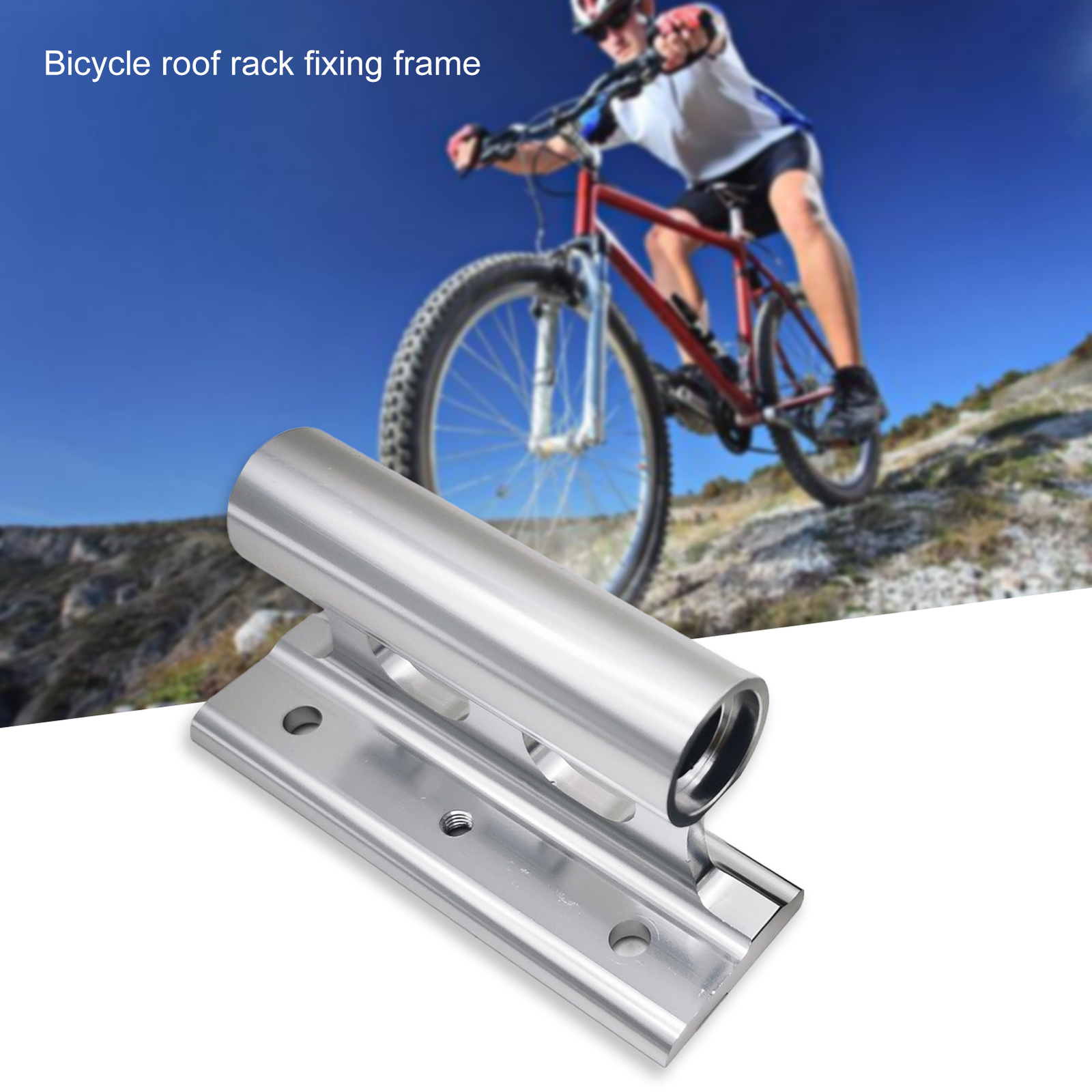 Locking Bike Fork Mount Anti Skidding Antirust Vertical Horizontal