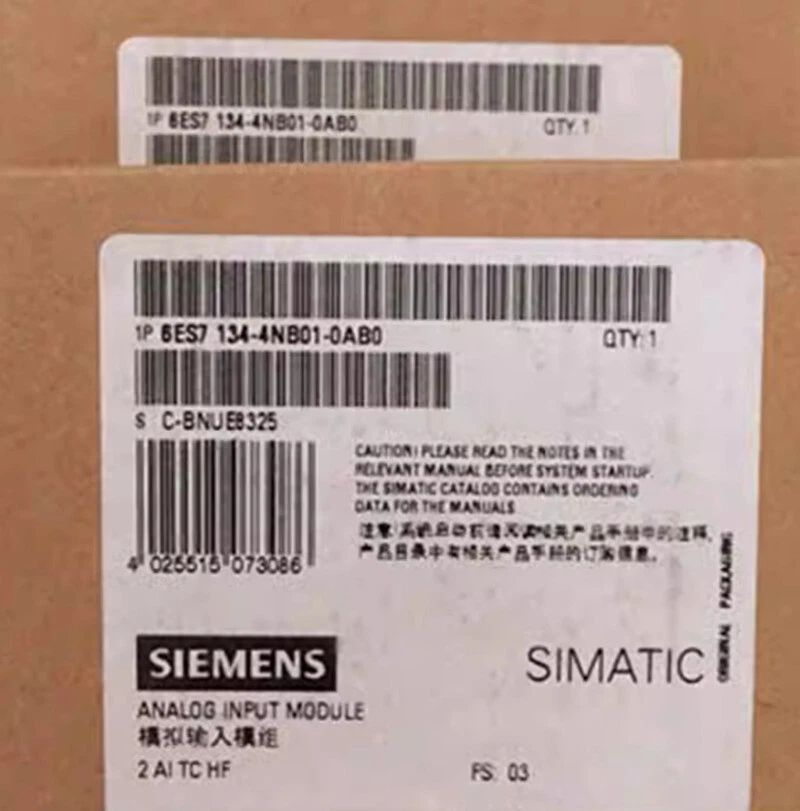 6ES7134-4NB01-0AB0 1PCS NEU SIEMENS ANALOG INPUT MODULE 6ES7134-4NB01-0AB0 - Bild 1 von 1
