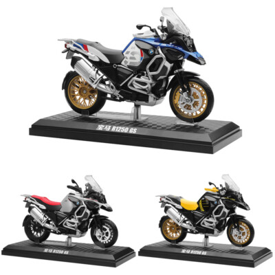 2021 BMW R1250 GS Motorrad Modell Maßstab 1:12 Die Cast Spielzeug