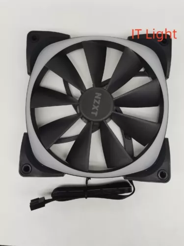 NZXT AER RGB 2 140mm RGB Black Fluid Dynamic Bearing PWM Fan-Black
