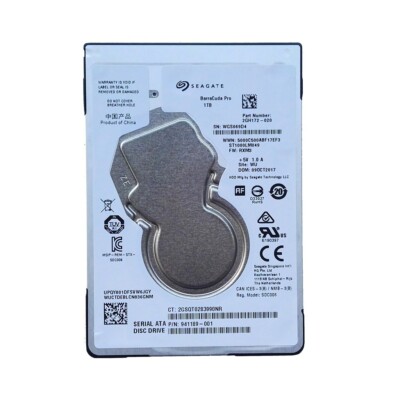 Original Seagate 1TB ST1000LM049 7200RPM 128MB SATA 2.5'' Laptop Hard Disk Drive