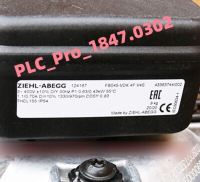 1PCS Brand New ZIEHL-ABEGG FB045-VDK.4F.V4S Axial-Flow Fan Fast delivery