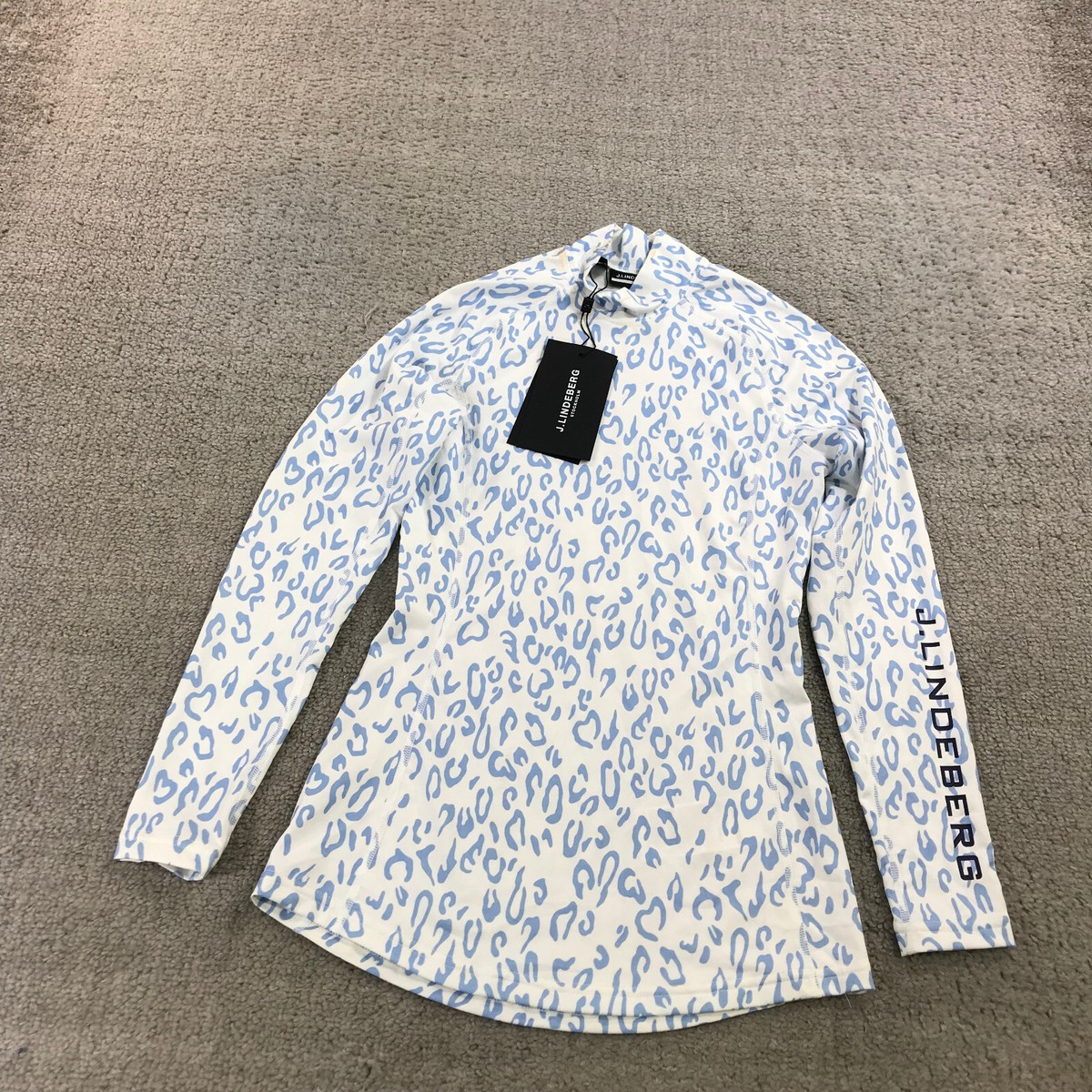 J Linderberg Top Womens Extra Small Blue White ASA Soft
