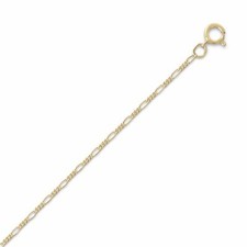 18" 14/20 Gold Filled Figaro Chain Necklace