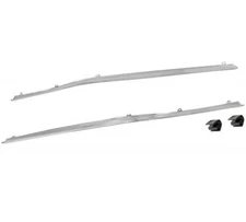 1971 72 73 Mustang Fastback Roof Drip Rail Trim Moldings Chrome Pair / 2 Pieces