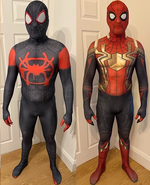 Para Hombres Superhéroe Vestido Elegante Disfraz Araña Superhéroe Hombre Spiderman Tipo Traje Nuevo