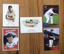 Nick Punto Trading Cards Baseball Minnesota Twins MLB Allen Ginters Lot of 5