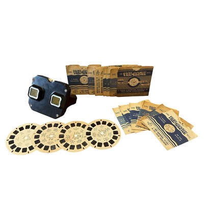Vintage 1950's Sawyers VIEW MASTER Bakelite ''C''  VIEWER w/21 Reels