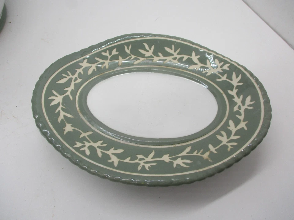 Juego de baño de porcelana verde WAMSUTTA "SILHOUETTE" Foto 2 de 4