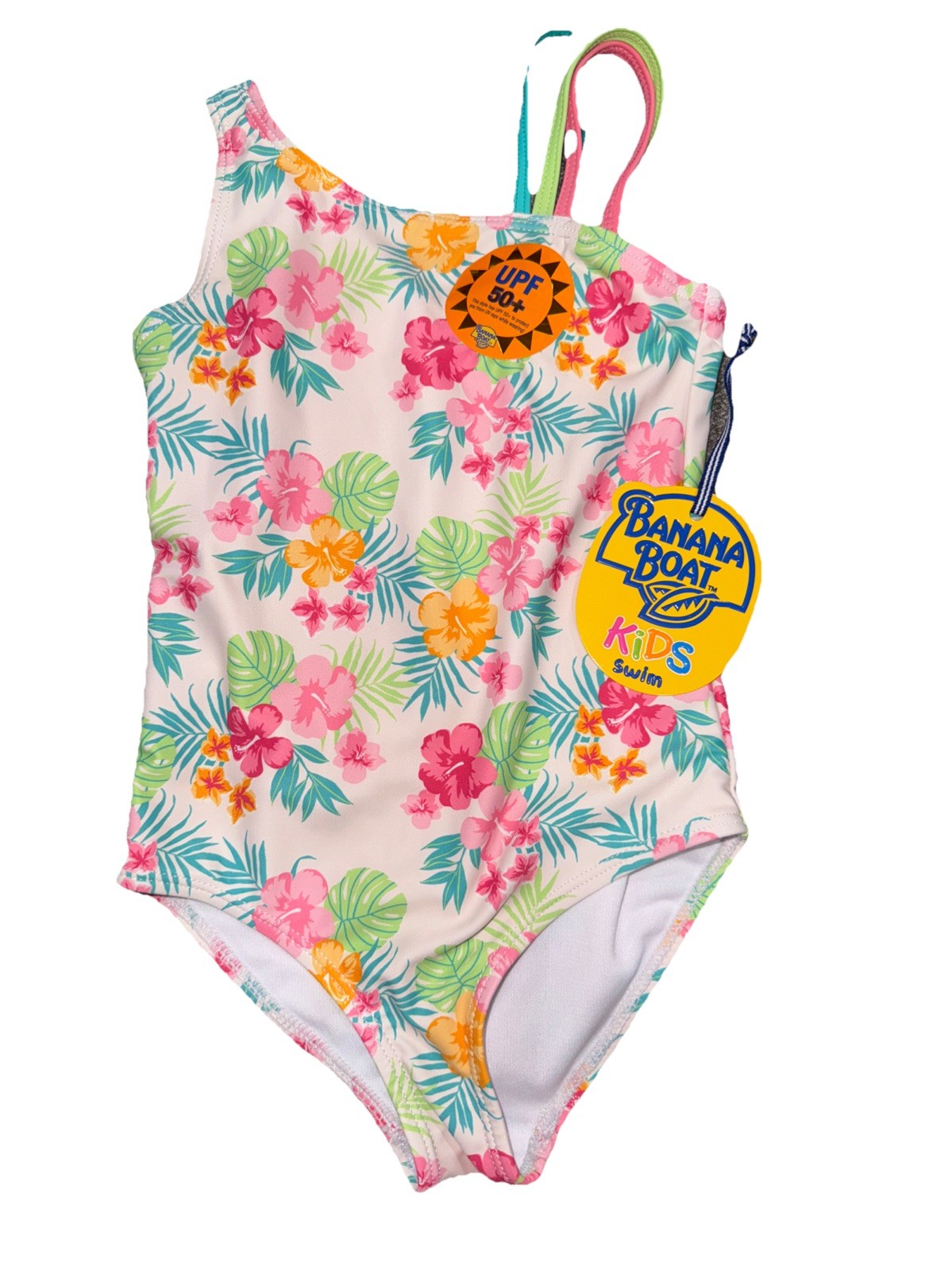 Banana Boat UPF 50+ Toddler Girls One Piece Swimsuit Size 3T New With Tags-image