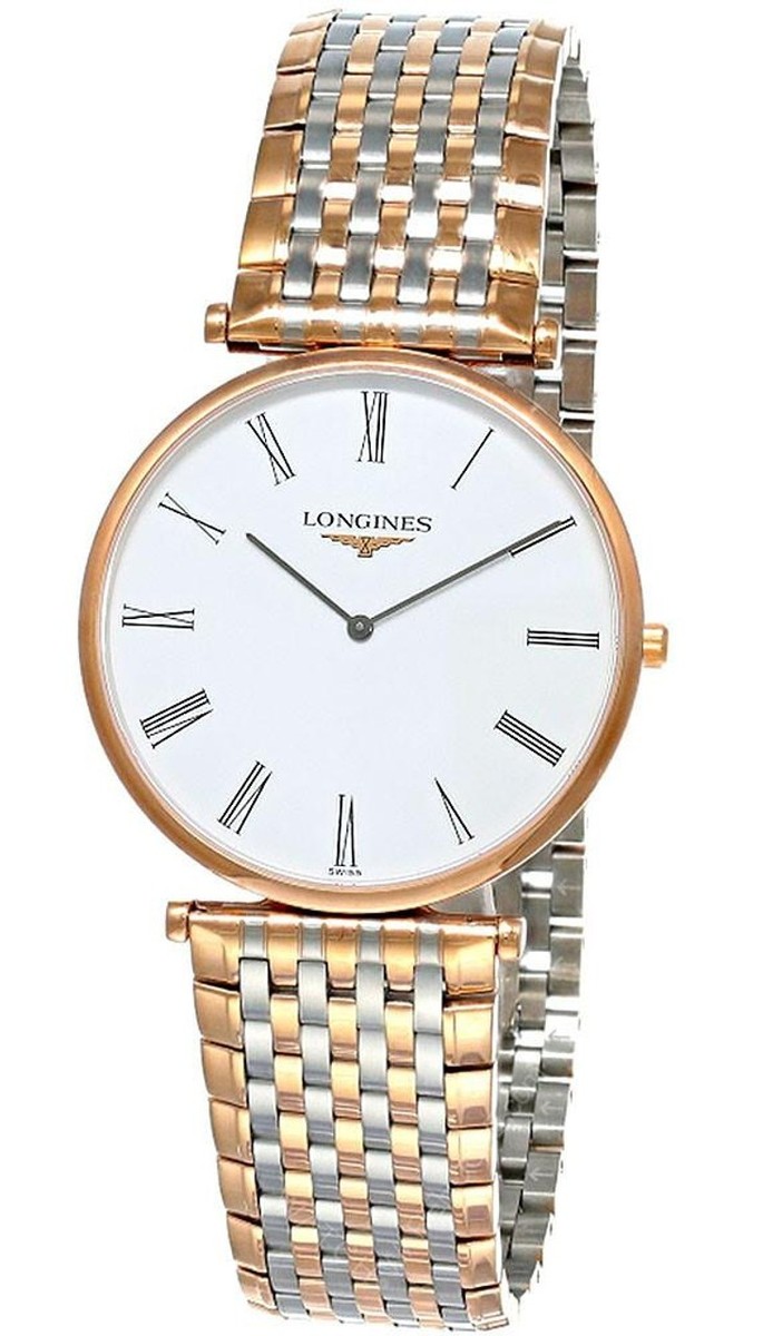 Longines La Grande Classique 37mm Unisex White dial Two Tone Watch