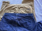 7 For All Mankind Lot Slim Jeans & Olive Khakis Size 36 Pre-Owned Excellent — photo 2