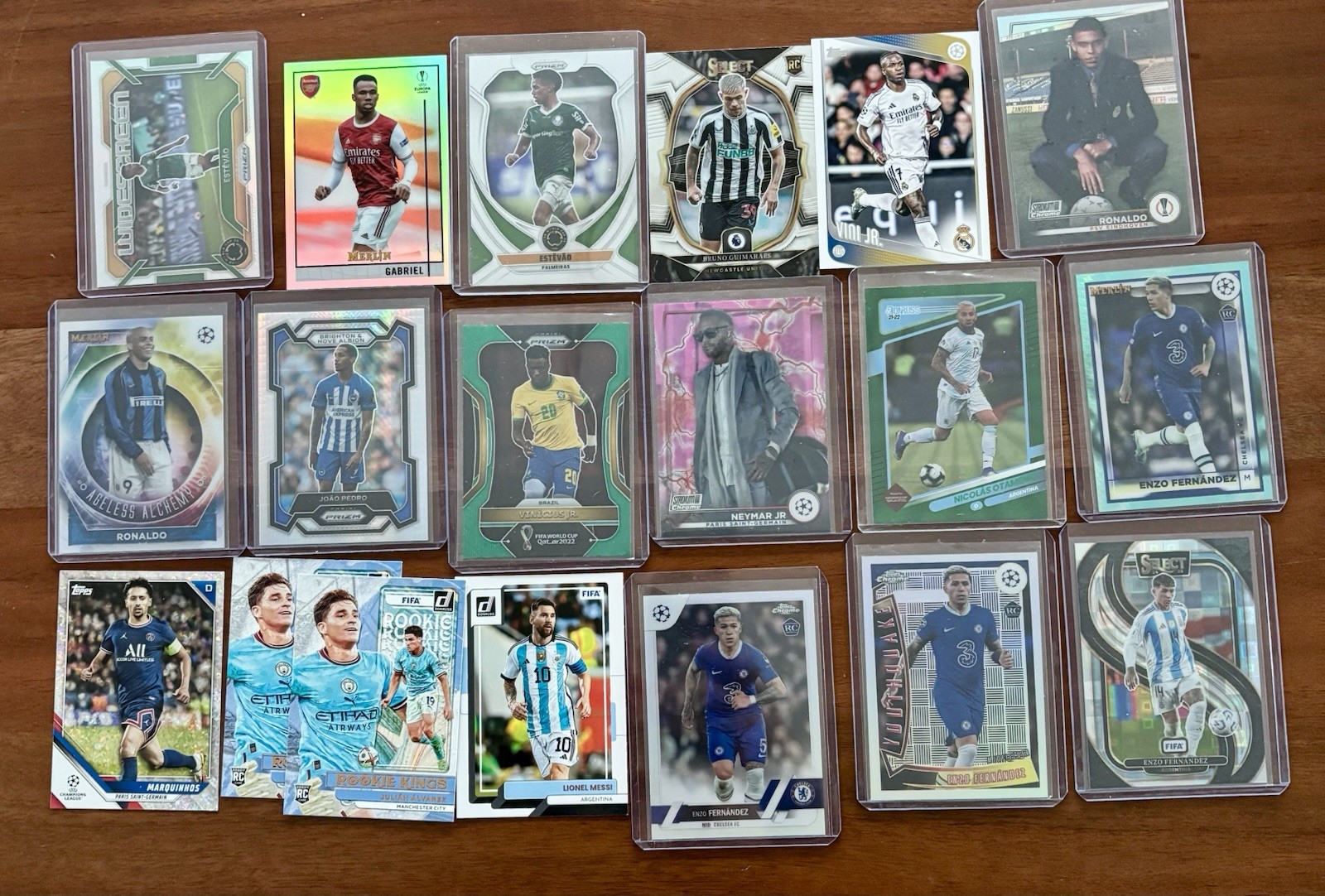 Haaland, Saka, Mbappe, Victor Munoz + More - Huge Lot Rookies Parallels Base