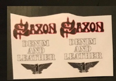 Saxon ... Aufkleber... Neu... 2er Set