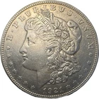 1921-S Morgan Silver Dollar, 90% AU Condition