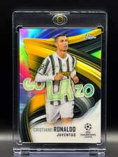Cristiano Ronaldo 2020-21 Topps cromo UCL Golazo refractor #GOL-CR Juventus