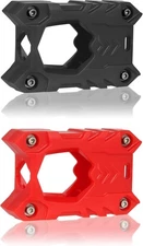 SAUTVS Sporty Key Shell for Can-Am Ryker Outlander, Black & Red Ignition Key... 