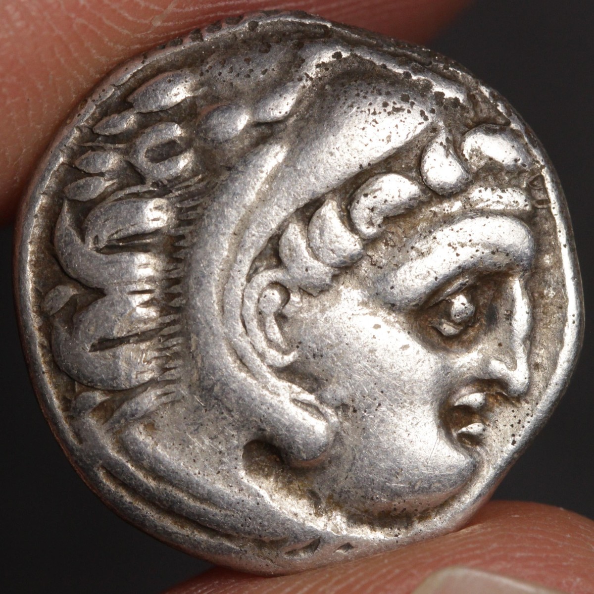 Alexander the Great Coin 310BC VF Ancient Greek Silver Drachm Zeus