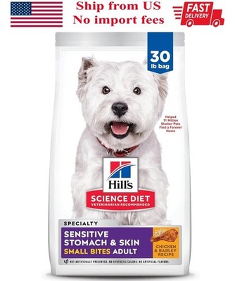 Hill's Science Diet Sensitive Stomach Skin Small Bites Chicken Dry Dog Food 30lb